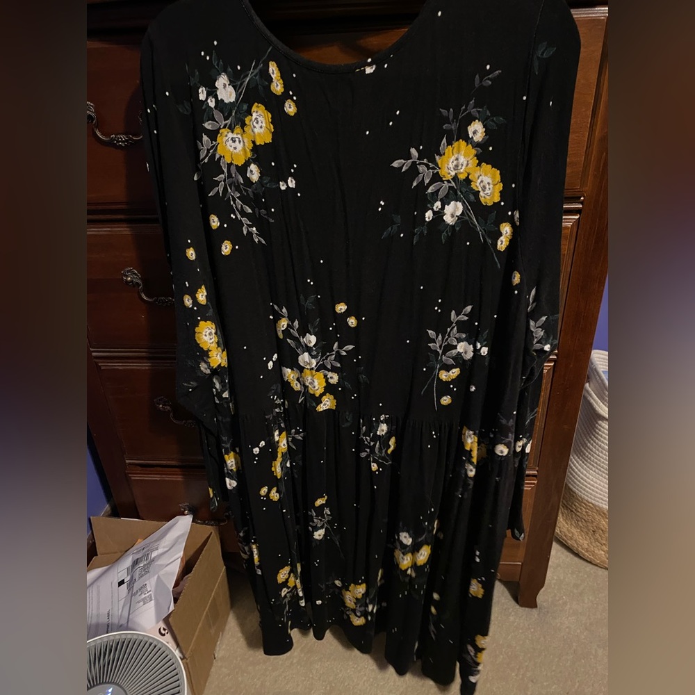 Torrid Black Floral Blouse - Picture 2 of 14
